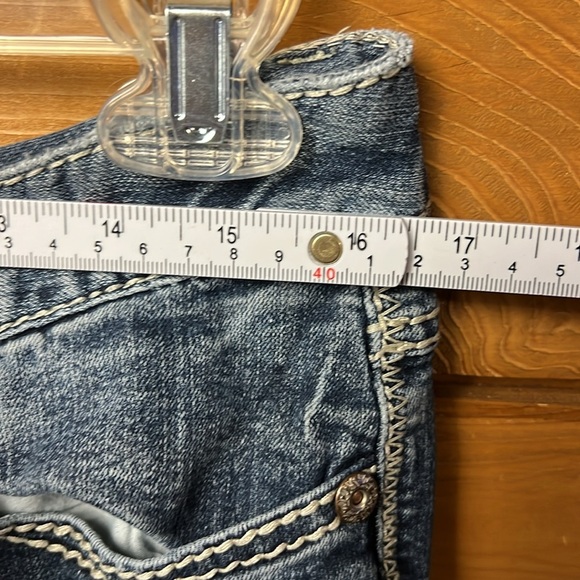 Maurices Women’s Mid Rise Straight Jeans Size 9/10 Long Blue Medium Wash Denim‎ - Picture 3 of 8